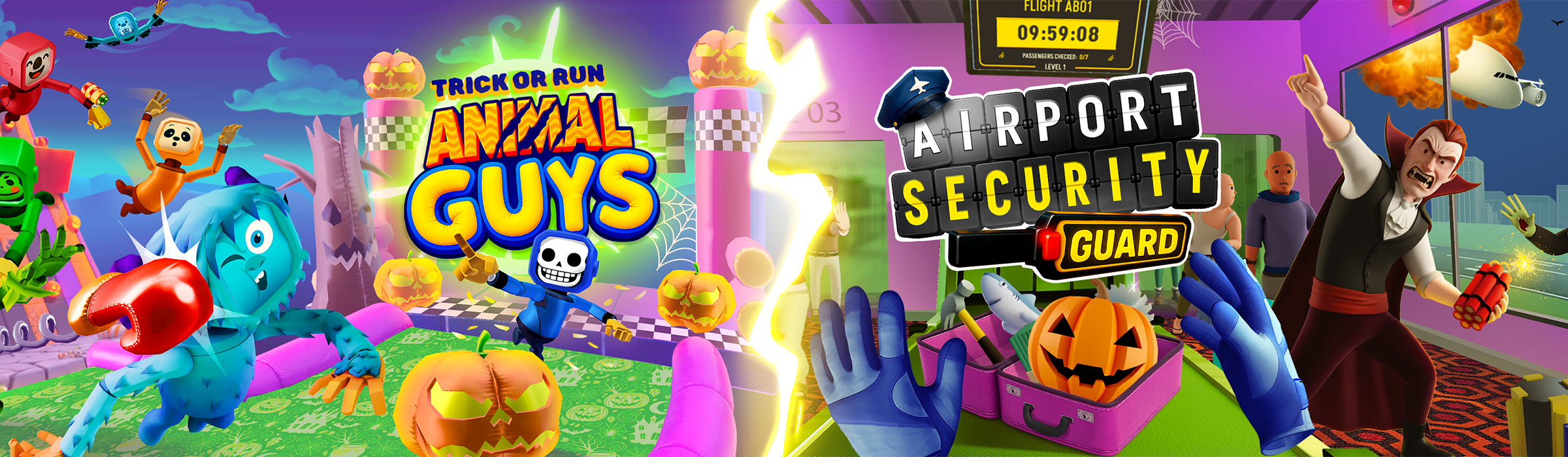 <strong>Etermax XR Studio Brings Halloween Thrills to VR Fans with <em>Airport Security Guard</em> & <em>Animal Guys</em></strong>